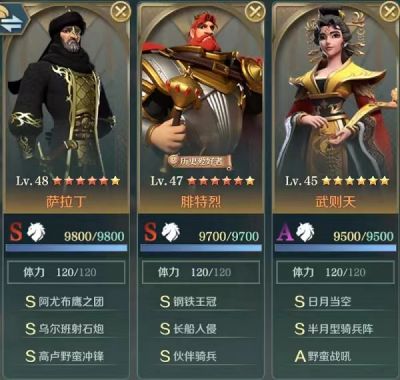 文明与征服武则天和谁配合最好,文明与征服武则天阵容搭配推荐,文明与征服武则天
